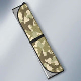 Light Green Camo Camouflage Pattern Car Auto Sun Shades 172609 - YourCarButBetter