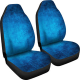 Light Navy Blue Grunge Car Seat Covers 211205 - YourCarButBetter