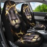 Lightning Bolt Lion Car Seat Covers 211303 - YourCarButBetter