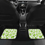 Lime Design Pattern Front And Back Car Mats 194013 - YourCarButBetter