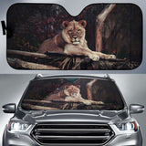 Lion 4K Car Sun Shade 172609 - YourCarButBetter