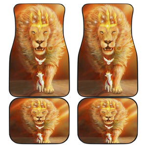Lion And Liam Jesus Car Floor Mats Amazing Gift 210101 - YourCarButBetter