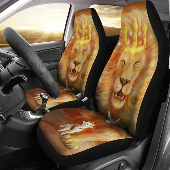 Lion And Liam Jesus Car Seat Covers Amazing Gift 210101 - YourCarButBetter