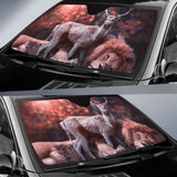 Lion Deer Wildlife Dream 5K Car Sun Shade 172609 - YourCarButBetter