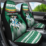 Lithuania Christmas Car Seat Covers Simple Vibes Version 160830 - YourCarButBetter
