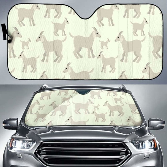 Little Young Goat Pattern Car Auto Sun Shades 182102 - YourCarButBetter