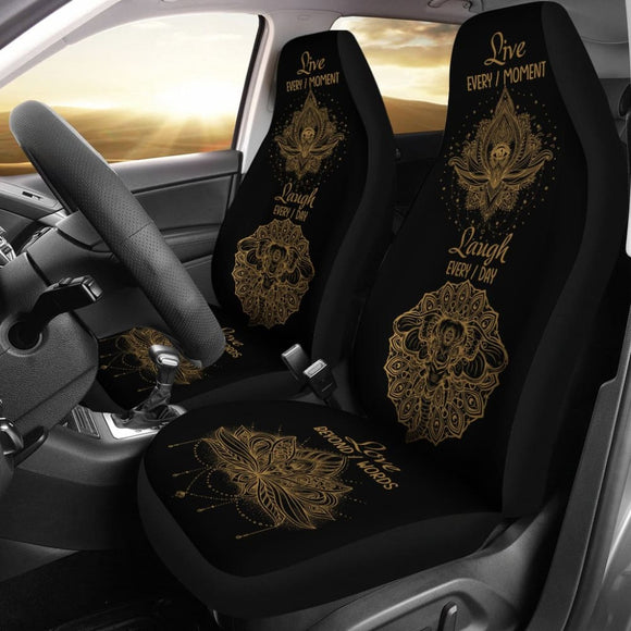 Live Laugh Love Car Seat Covers 212601 - YourCarButBetter