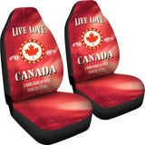 Live Love Canada Car Seat Covers 550317 - YourCarButBetter