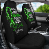 Liver Cancer No One Fights Alone Car Seat Covers 210101 - YourCarButBetter