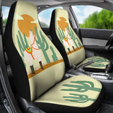 Llama Cactus Desert Life Printed Car Seat Covers 212403 - YourCarButBetter