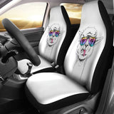 Llama With Glasses Printed Car Seat Covers 212403