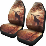 Lonely Moose At Sunset Car Seat Covers 205017 - YourCarButBetter