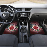 Love Couple Dragons In Love And Rose Car Floor Mats 212901 - YourCarButBetter