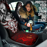 Love Kissing Skeleton Sugar Skull Gothic Car Seat Covers Custom 1 211101 - YourCarButBetter