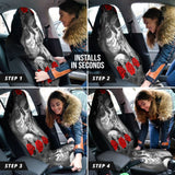 Love Kissing Skeleton Sugar Skull Gothic Car Seat Covers Custom 2 211101 - YourCarButBetter