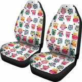 Love Owls Cute Car Seat Covers 174716 - YourCarButBetter
