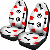 Love Paws Seat Covers Large Print 161012 - YourCarButBetter