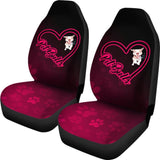 Love Pit Bull Car Seat Covers 174510 - YourCarButBetter