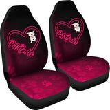 Love Pit Bull Car Seat Covers 174510 - YourCarButBetter