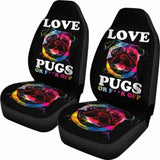 Love Pugs Car Seat Covers 102918 - YourCarButBetter