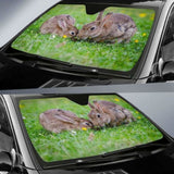 Love Rabbits Auto Sun Shade 085424 - YourCarButBetter