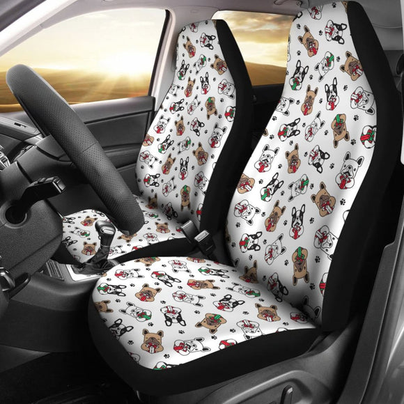 Lovely Cute French Bulldog Print Automotive Accessories Car Seat Covers 210602 - YourCarButBetter