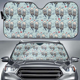 Lovely Sea Otter Pattern Car Auto Sun Shades 102507 - YourCarButBetter