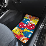 M & M Chocolate Coloring Car Mats 094201 - YourCarButBetter
