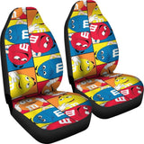 M & M Chocolate Coloring Car Seat Covers 094201