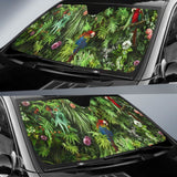 Macaw Parrot Bird Car Sun Shade 460402 - YourCarButBetter