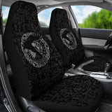 Magical Viking Odin Raven Rune Symbols Car Seat Covers 212802 - YourCarButBetter