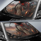 Magma Dragon Art Sun Shade amazing best gift ideas 172609 - YourCarButBetter