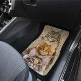 Maine Coon Cat Car Floor Mats For Main Coon Cat Lover 112428 - YourCarButBetter