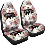 Mama Bear Flower Rose Car Seat Covers 174510 - YourCarButBetter