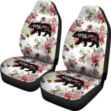 Mama Bear Flower Rose Car Seat Covers 174510 - YourCarButBetter