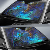 Man Vs Dragon Art Sun Shade amazing best gift ideas 172609 - YourCarButBetter