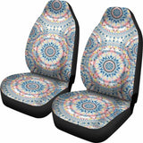 Mandala Blue Red Car Seat Covers 105905 - YourCarButBetter
