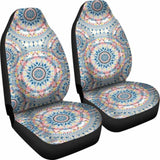 Mandala Blue Red Car Seat Covers 105905 - YourCarButBetter