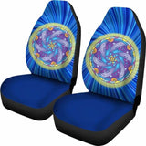 Mandala Dolphin Art Custom Car Seat Covers 181703 - YourCarButBetter