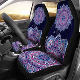 Mandala Flower Art Car Seat Covers 105905 - YourCarButBetter