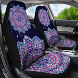 Mandala Flower Art Car Seat Covers 105905 - YourCarButBetter