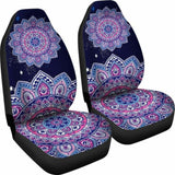 Mandala Flower Art Car Seat Covers 105905 - YourCarButBetter