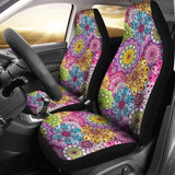 Mandala Flowers Pattern Car Seat Covers 105905 - YourCarButBetter