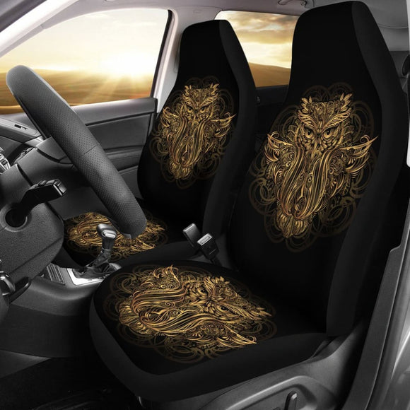 Mandala Owl Car Seat Cover 094209 - YourCarButBetter