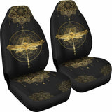 Mandala Pentagram Dragonfly Car Seat Cover 135711 - YourCarButBetter