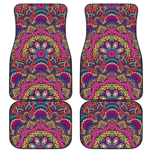 Mandala Star Bohemian Pattern Print Car Floor Mats 211706 - YourCarButBetter