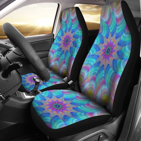 Mandala Swirl Car Seat Covers 093223 - YourCarButBetter