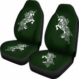 Mandala Unicorn - Olive - Car Seat Covers 170817 - YourCarButBetter