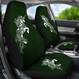 Mandala Unicorn Olive Car Seat Covers Amazing Gift Ideas 184610 - YourCarButBetter