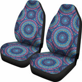 Mandalas Blue Car Seat Covers 105905 - YourCarButBetter